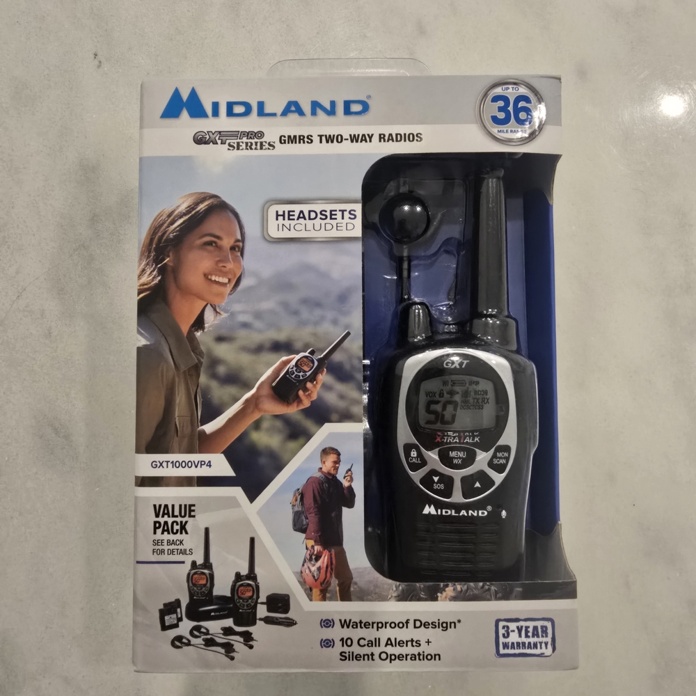 Black Two-Way Radio. MIDLAND